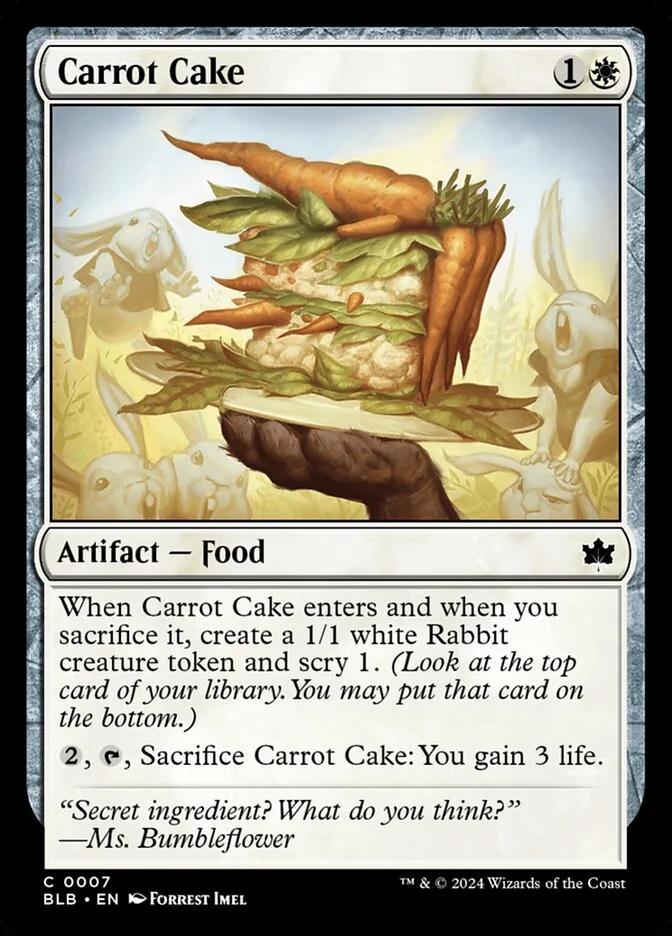 Carrot Cake (Bloomburrow) - Magic: The Gathering in TCG Land