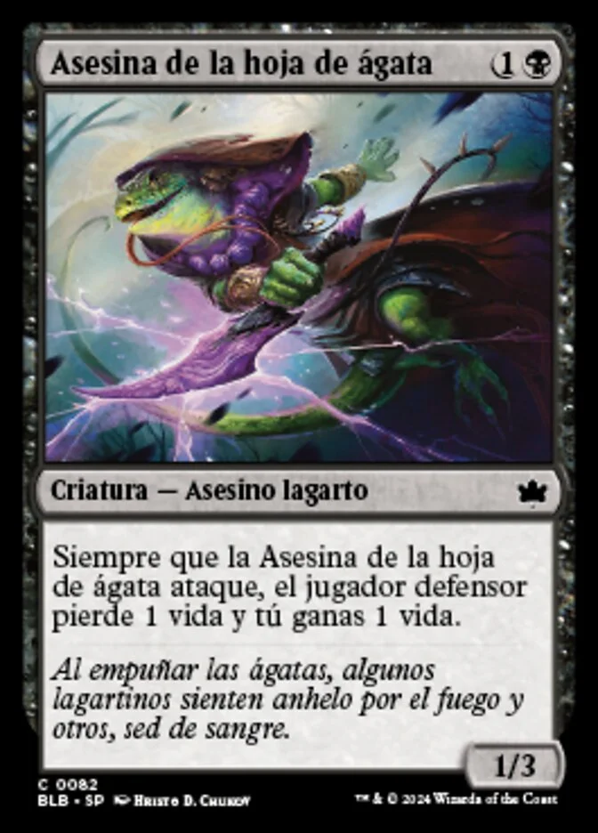 Asesina de la hoja de ágata (Bloomburrow) - Magic: The Gathering in TCG Land