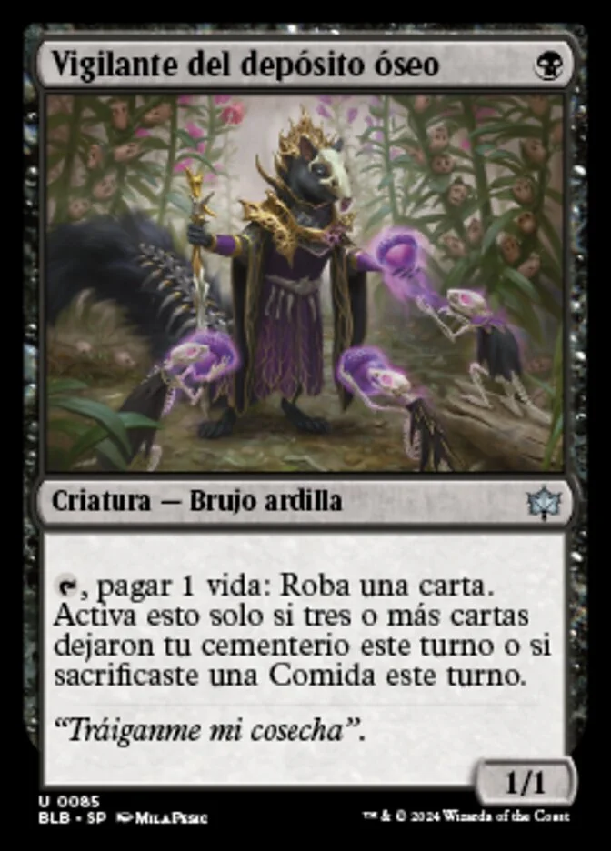 Vigilante del depósito óseo (Bloomburrow) - Magic: The Gathering in TCG Land