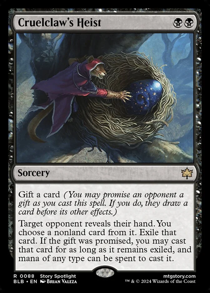 Cruelclaw's Heist (Bloomburrow) - Magic: The Gathering in TCG Land