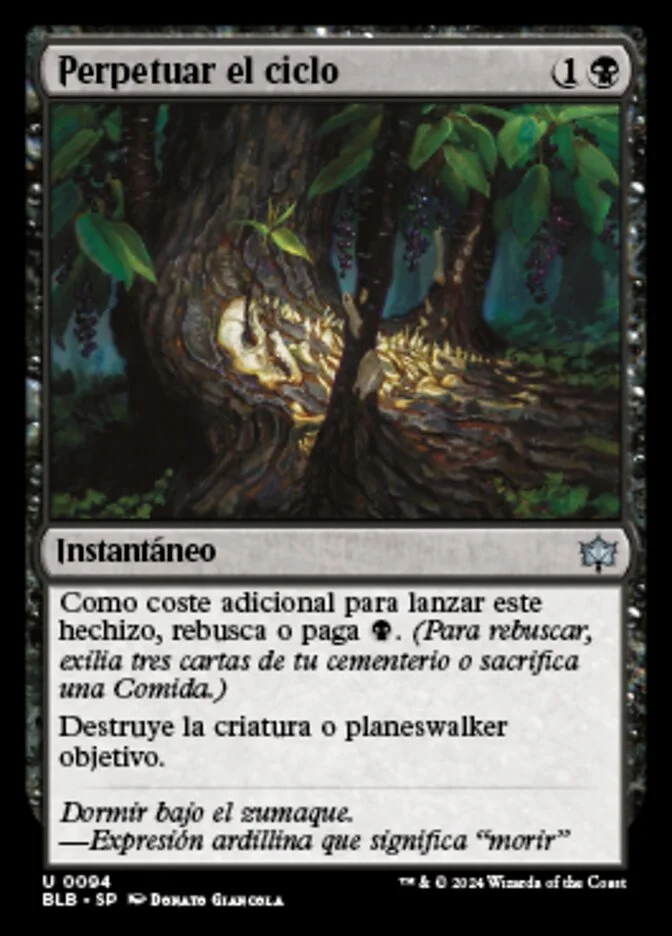Perpetuar el ciclo (Bloomburrow) - Magic: The Gathering in TCG Land