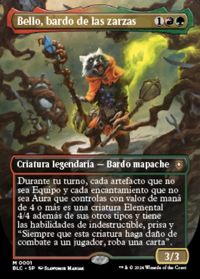 Bello, bardo de las zarzas (Bloomburrow Commander) - Magic: The Gathering in TCG Land