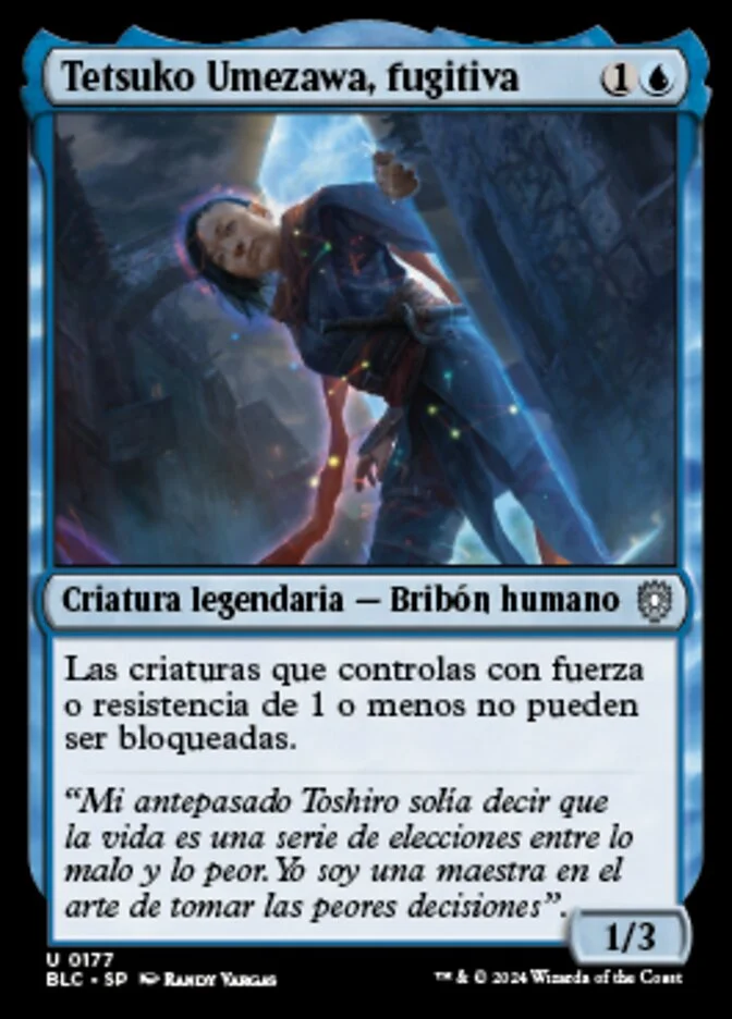 Tetsuko Umezawa, fugitiva (Bloomburrow Commander) - Magic: The Gathering in TCG Land México