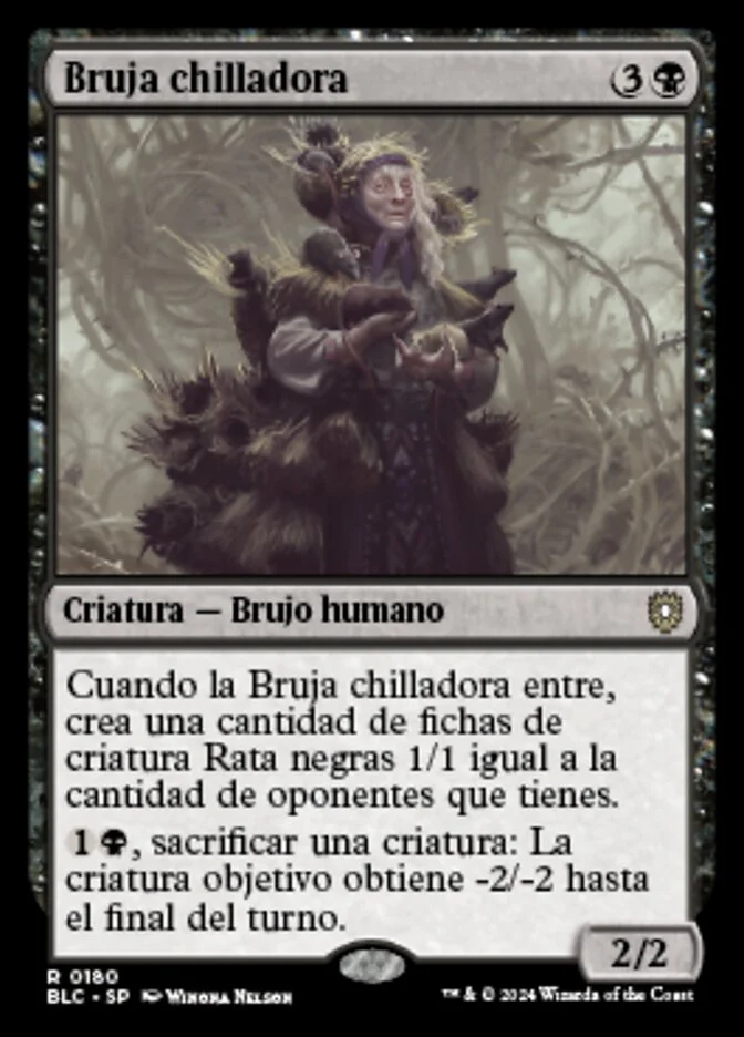 Bruja chilladora (Bloomburrow Commander) - Magic: The Gathering in TCG Land México