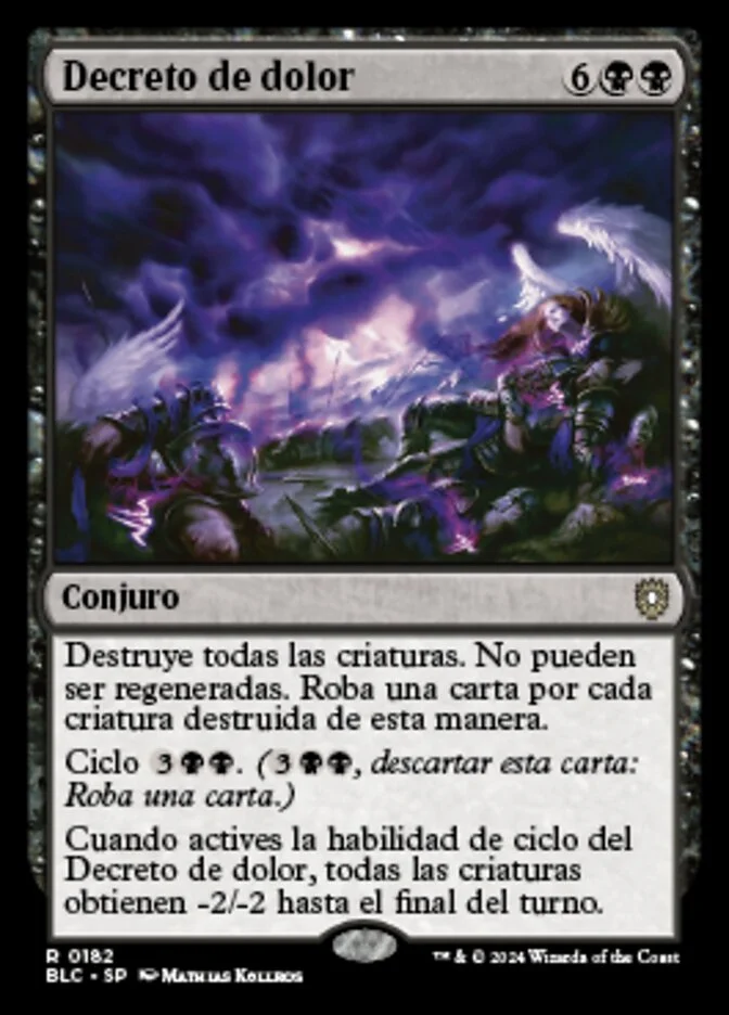 Decreto de dolor (Bloomburrow Commander) - Magic: The Gathering in TCG Land México