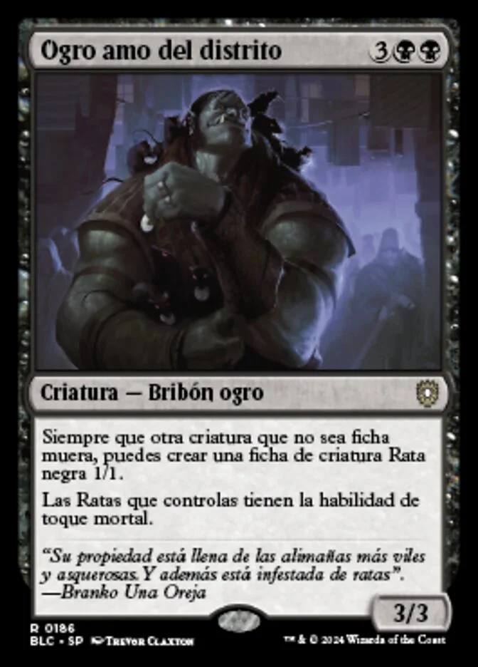 Ogro amo del distrito (Bloomburrow Commander) - Magic: The Gathering in TCG Land México