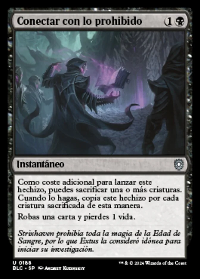 Conectar con lo prohibido (Bloomburrow Commander) - Magic: The Gathering in TCG Land México