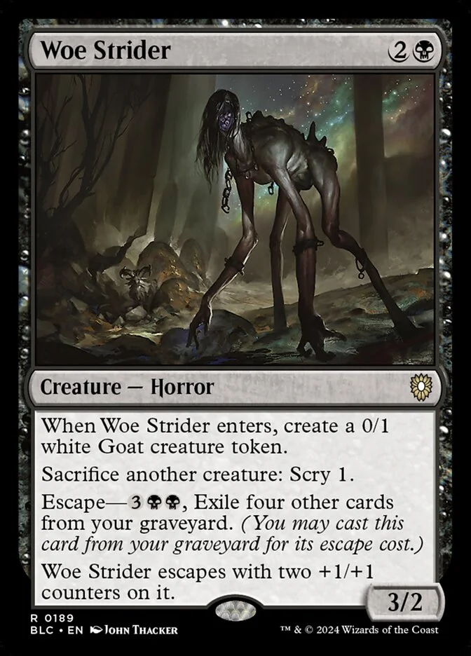 Woe Strider (Bloomburrow Commander) - Magic: The Gathering in TCG Land