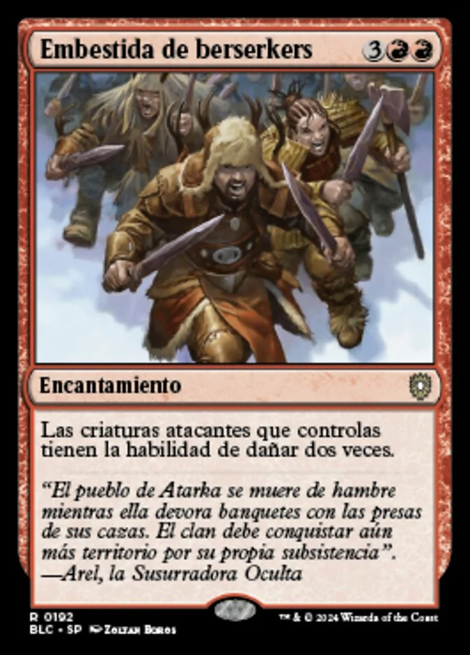 Embestida de berserkers (Bloomburrow Commander) - Magic: The Gathering in TCG Land