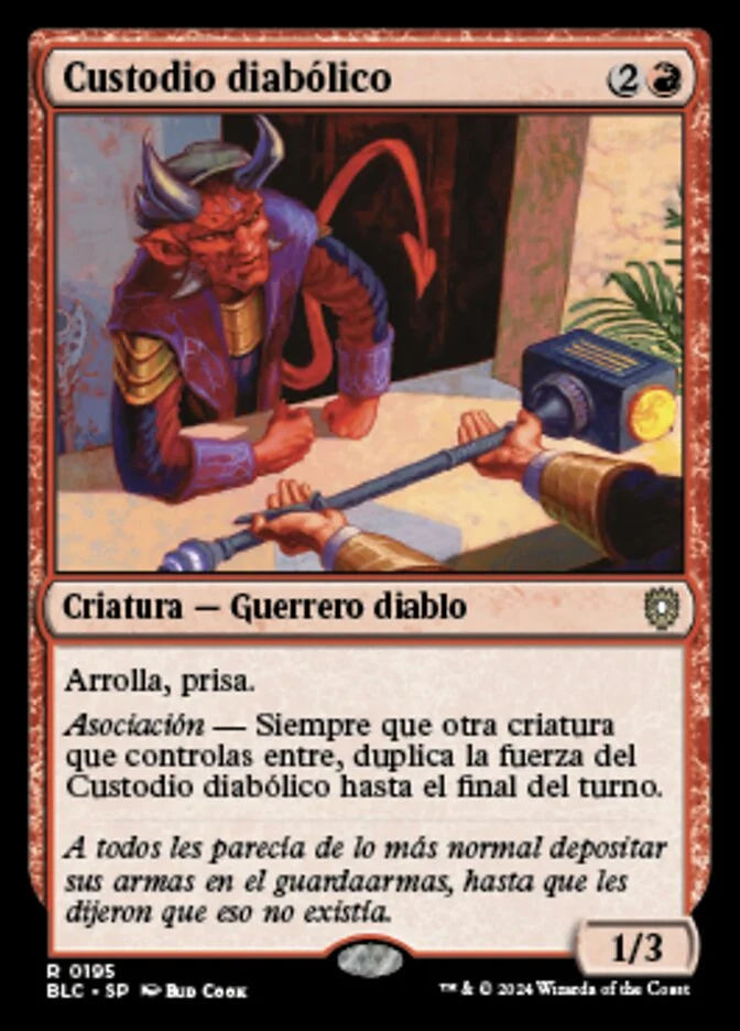 Custodio diabólico (Bloomburrow Commander) - Magic: The Gathering in TCG Land México