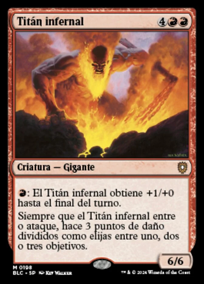 Titán infernal (Bloomburrow Commander) - Magic: The Gathering in TCG Land México