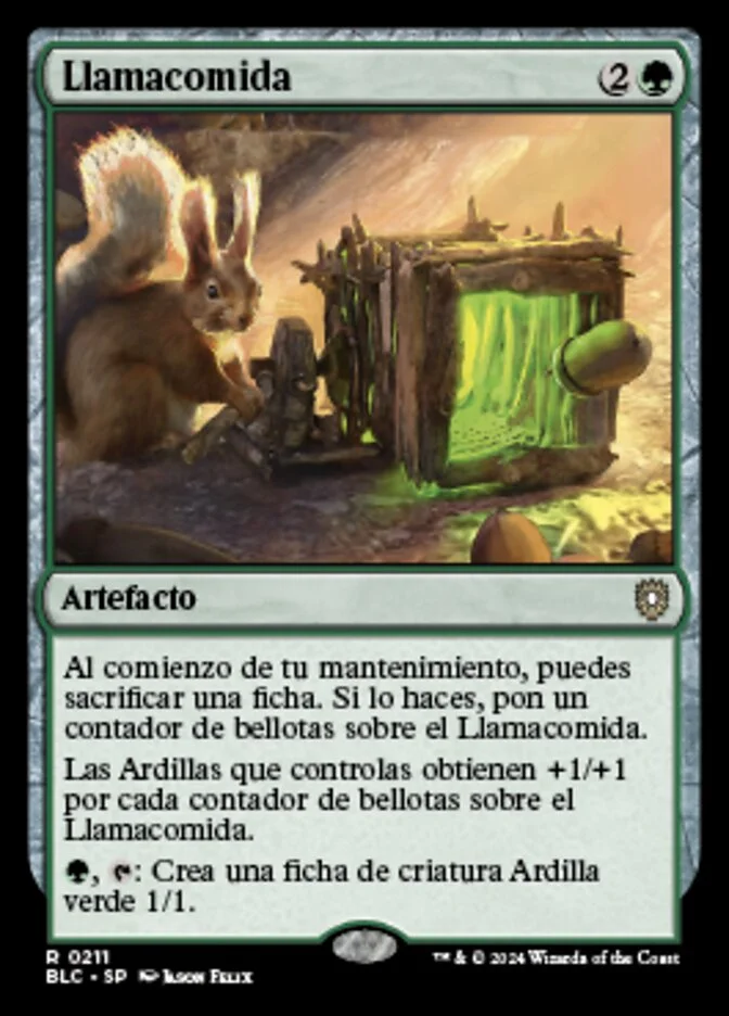 Llamacomida (Bloomburrow Commander) - Magic: The Gathering in TCG Land México