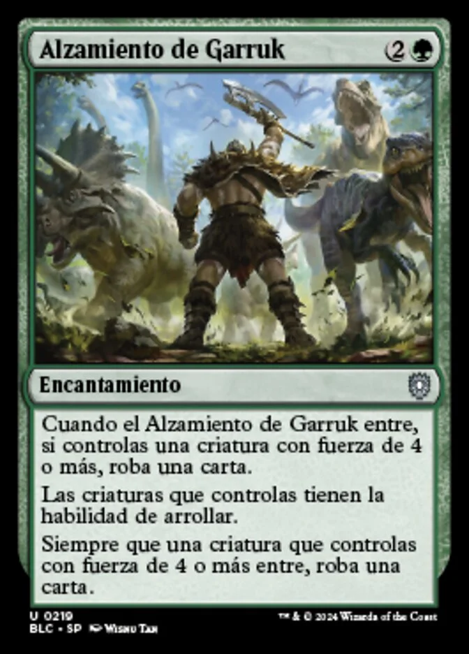 Alzamiento de Garruk (Bloomburrow Commander) - Magic: The Gathering in TCG Land México