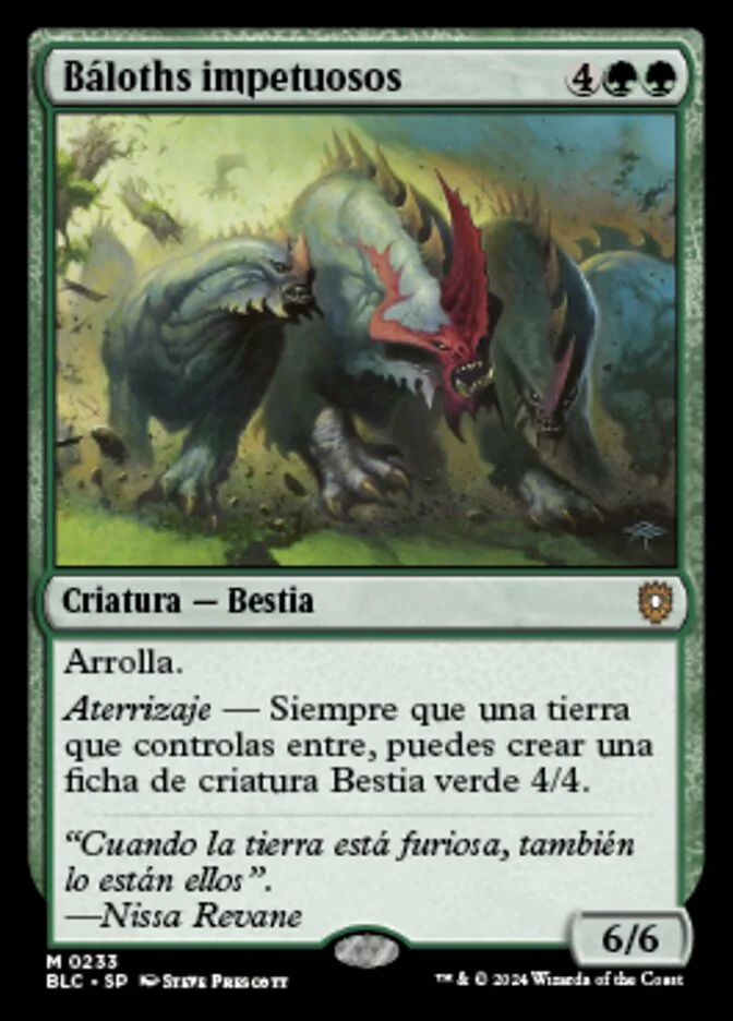 Báloths impetuosos (Bloomburrow Commander) - Magic: The Gathering in TCG Land México