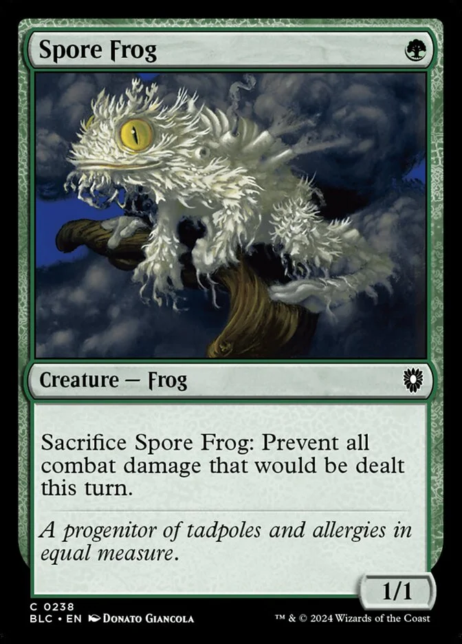 Spore Frog (Bloomburrow Commander) - Magic: The Gathering in TCG Land