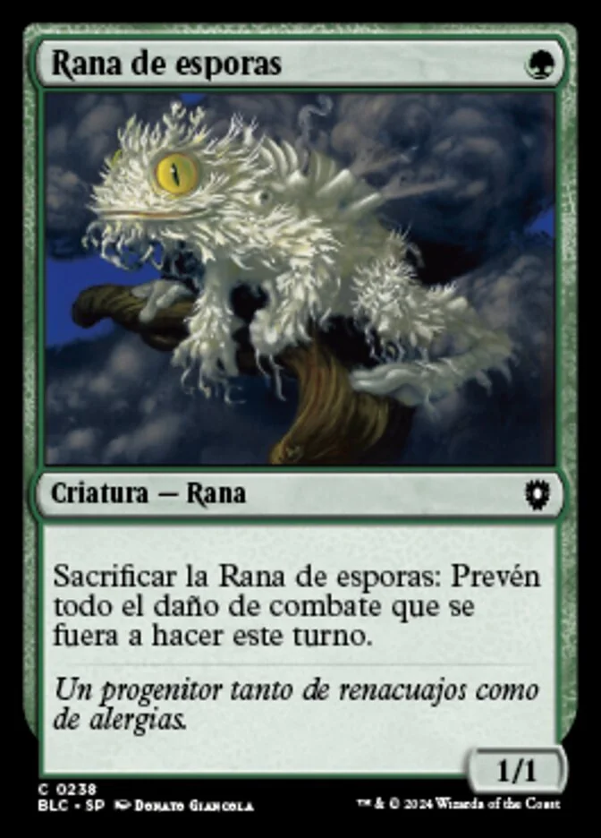 Rana de esporas (Bloomburrow Commander) - Magic: The Gathering in TCG Land México