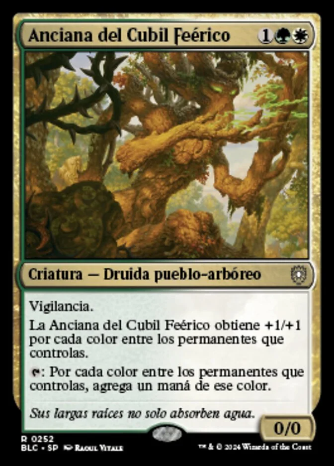 Anciana del Cubil Feérico (Bloomburrow Commander) - Magic: The Gathering in TCG Land México