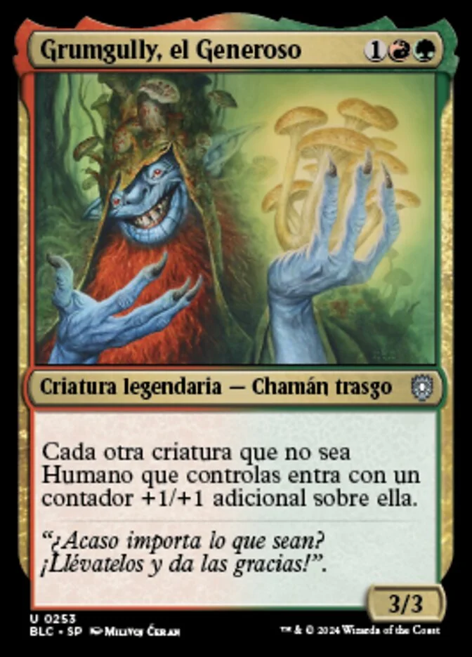 Grumgully, el Generoso (Bloomburrow Commander) - Magic: The Gathering in TCG Land México