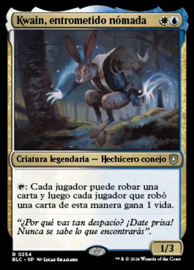Kwain, entrometido nómada (Bloomburrow Commander) - Magic: The Gathering in TCG Land México