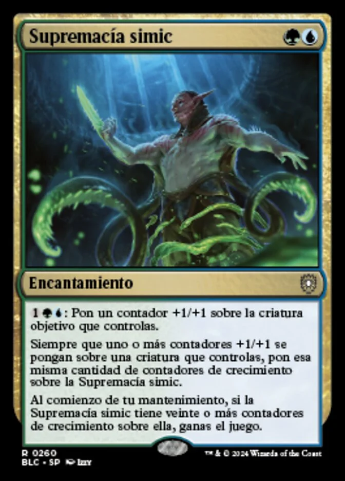 Supremacía simic (Bloomburrow Commander) - Magic: The Gathering in TCG Land México