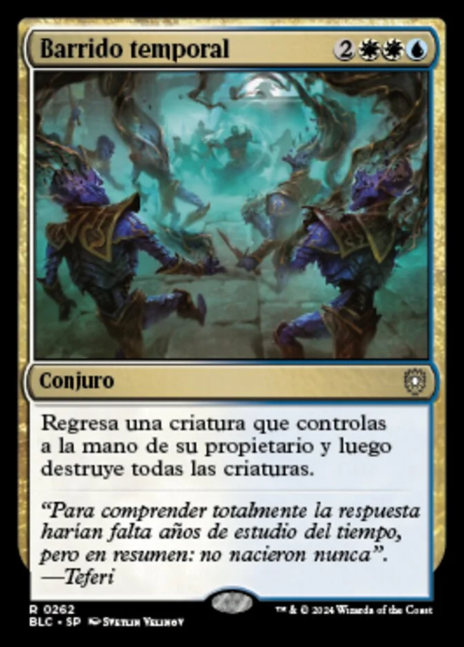 Barrido temporal (Bloomburrow Commander) - Magic: The Gathering in TCG Land México