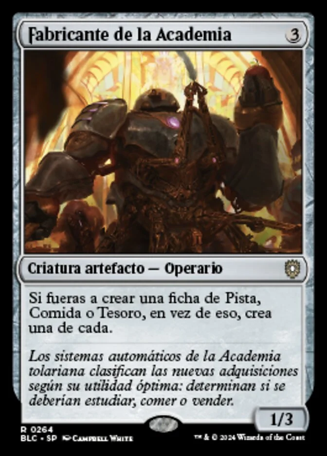 Fabricante de la Academia (Bloomburrow Commander) - Magic: The Gathering in TCG Land México