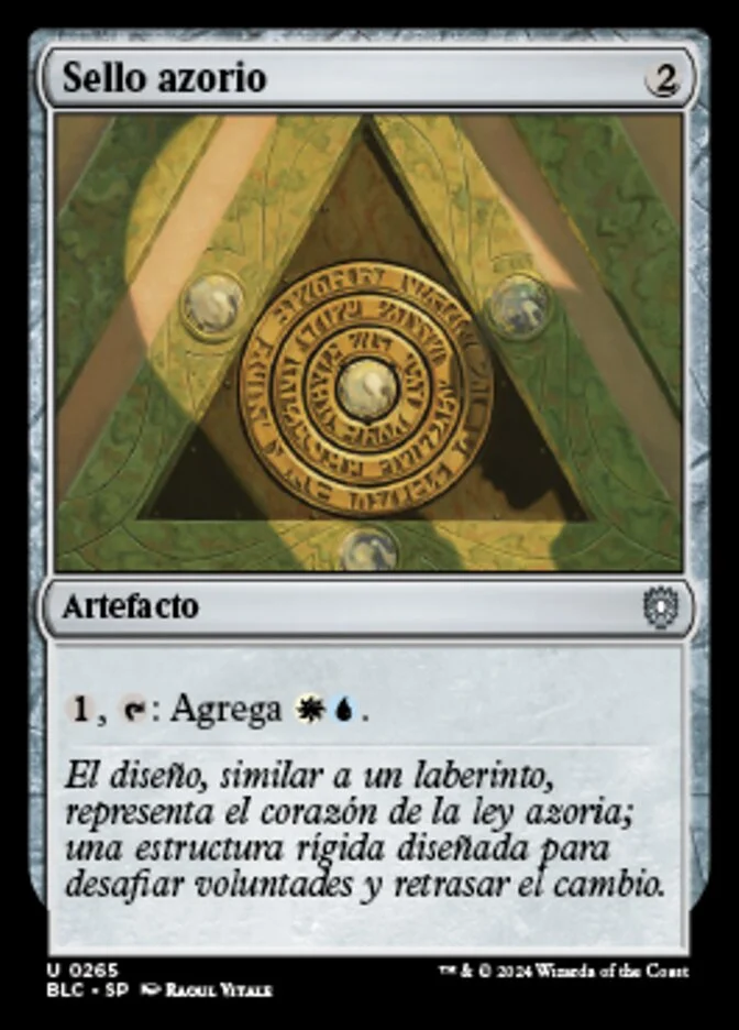 Sello azorio (Bloomburrow Commander) - Magic: The Gathering in TCG Land México