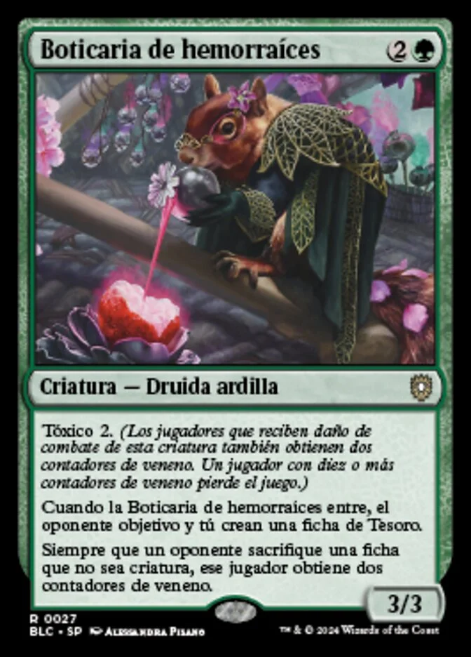 Boticaria de hemorraíces (Bloomburrow Commander) - Magic: The Gathering in TCG Land México
