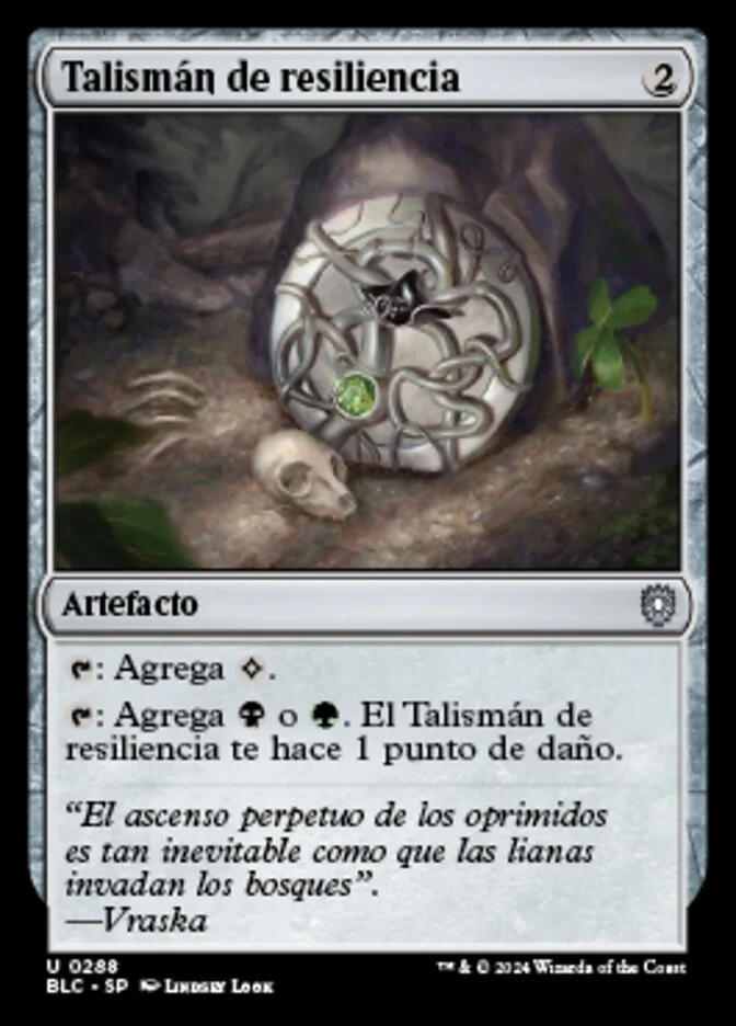 Talismán de resiliencia (Bloomburrow Commander) - Magic: The Gathering in TCG Land México