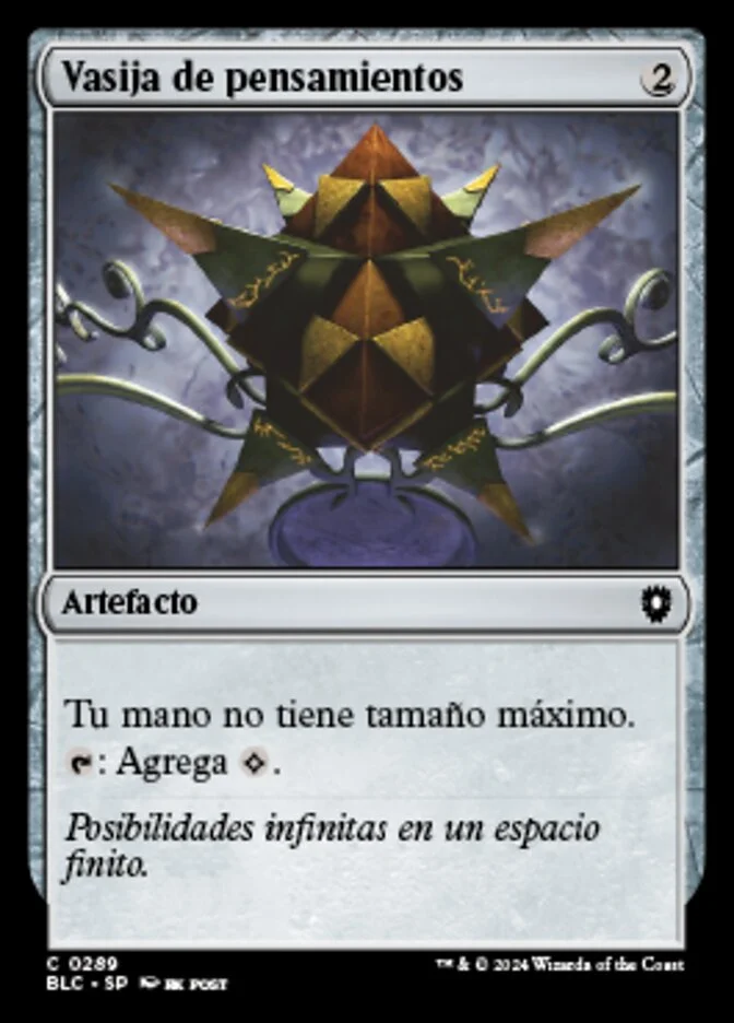 Vasija de pensamientos (Bloomburrow Commander) - Magic: The Gathering in TCG Land México