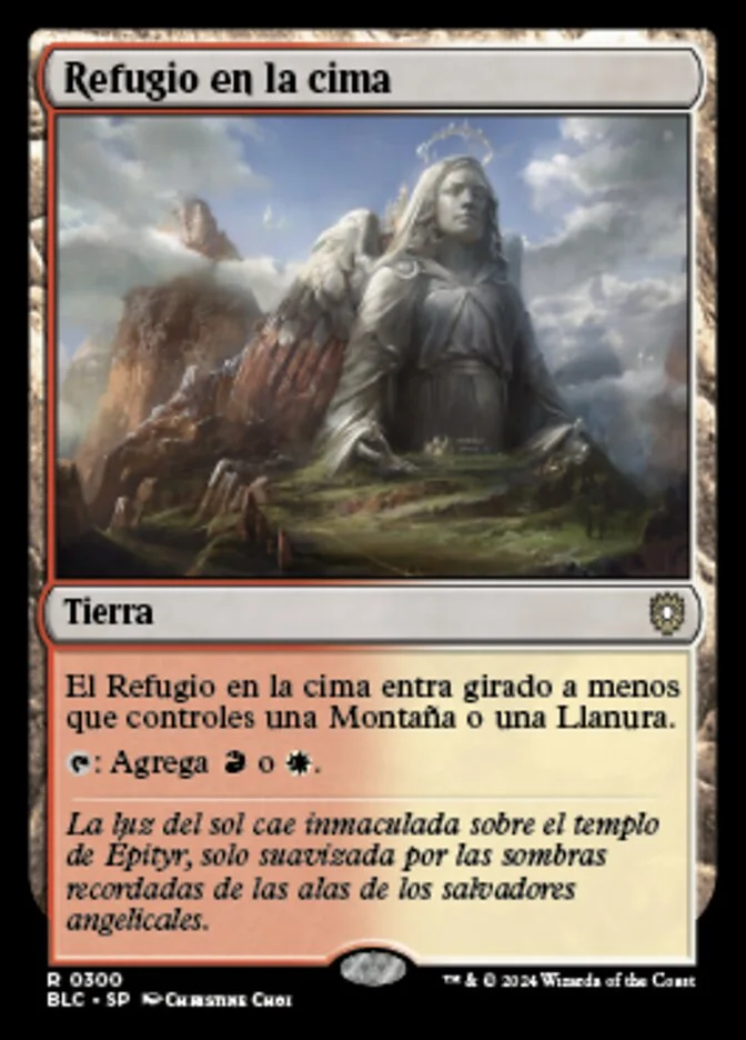 Refugio en la cima (Bloomburrow Commander) - Magic: The Gathering in TCG Land México