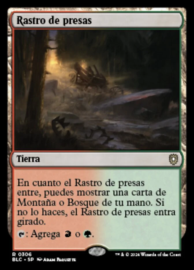 Rastro de presas (Bloomburrow Commander) - Magic: The Gathering in TCG Land México