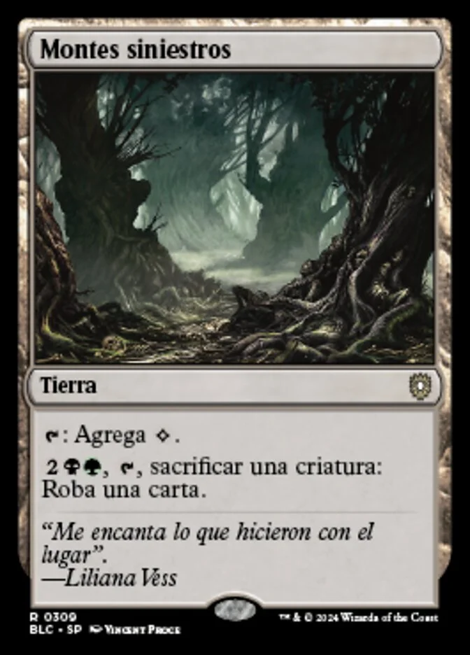 Montes siniestros (Bloomburrow Commander) - Magic: The Gathering in TCG Land México