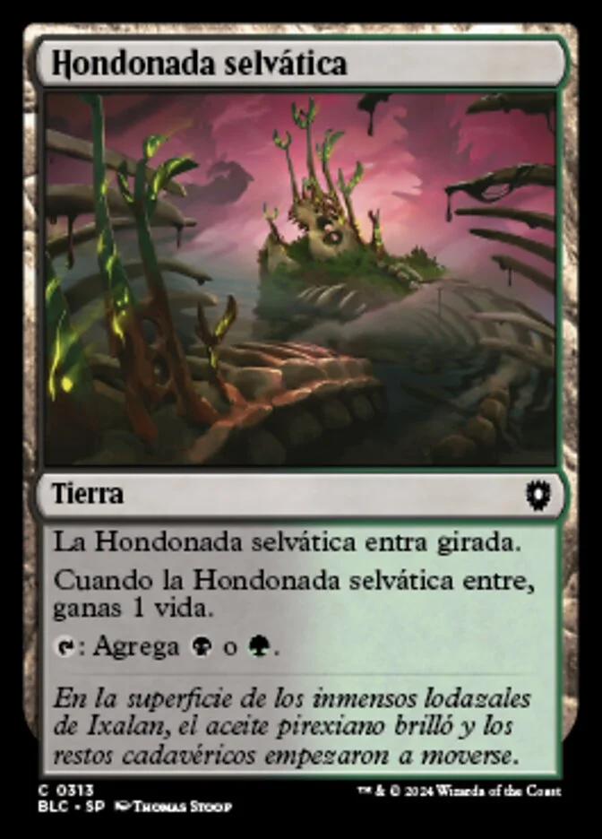 Hondonada selvática (Bloomburrow Commander) - Magic: The Gathering in TCG Land México