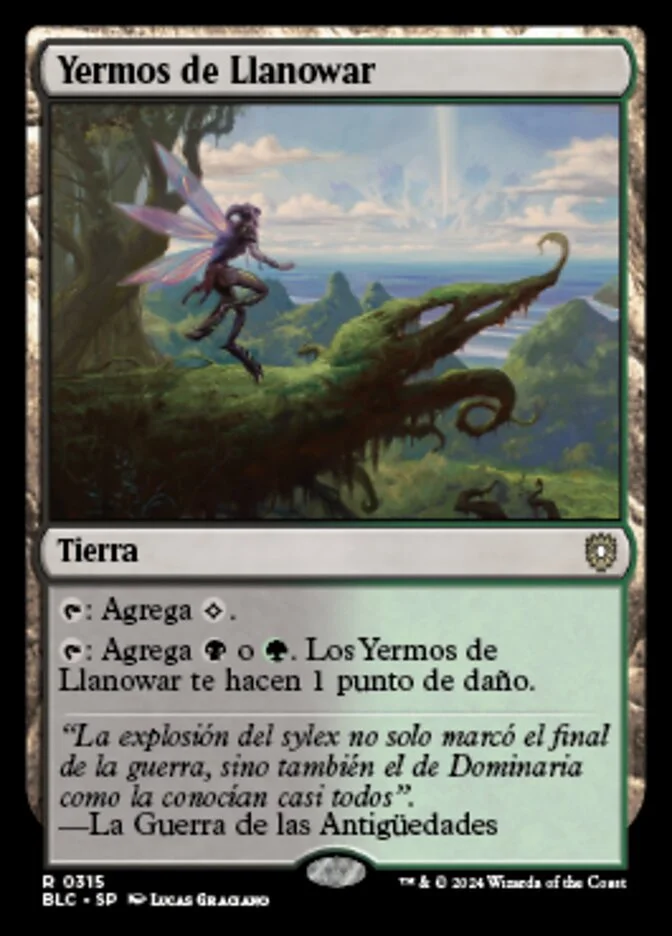 Yermos de Llanowar (Bloomburrow Commander) - Magic: The Gathering in TCG Land México