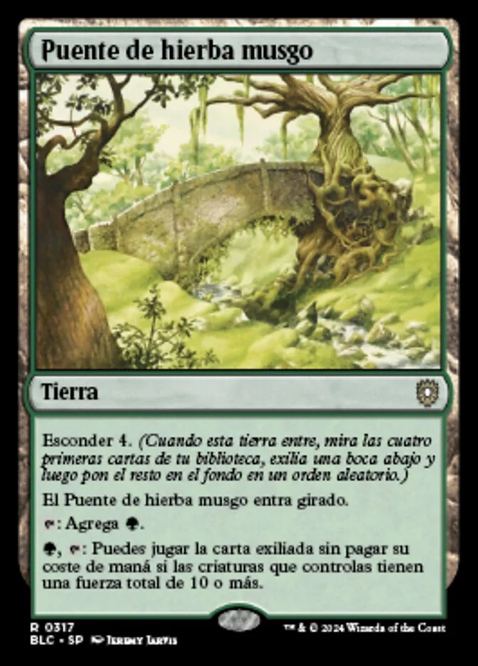 Puente de hierba musgo (Bloomburrow Commander) - Magic: The Gathering in TCG Land