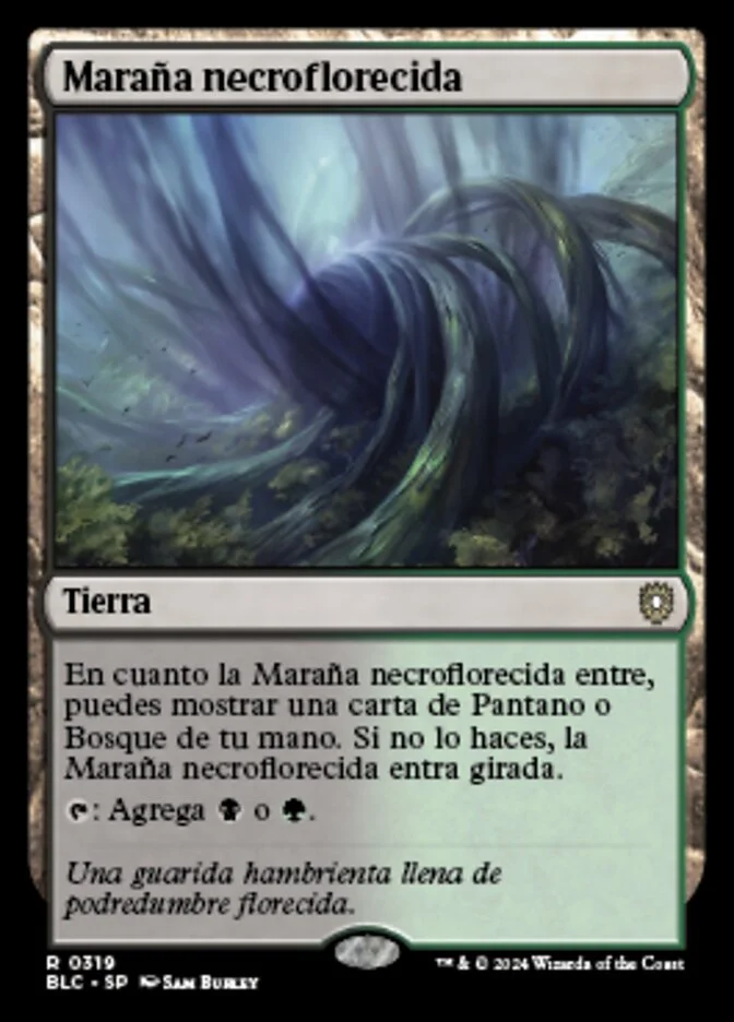 Maraña necroflorecida (Bloomburrow Commander) - Magic: The Gathering in TCG Land México