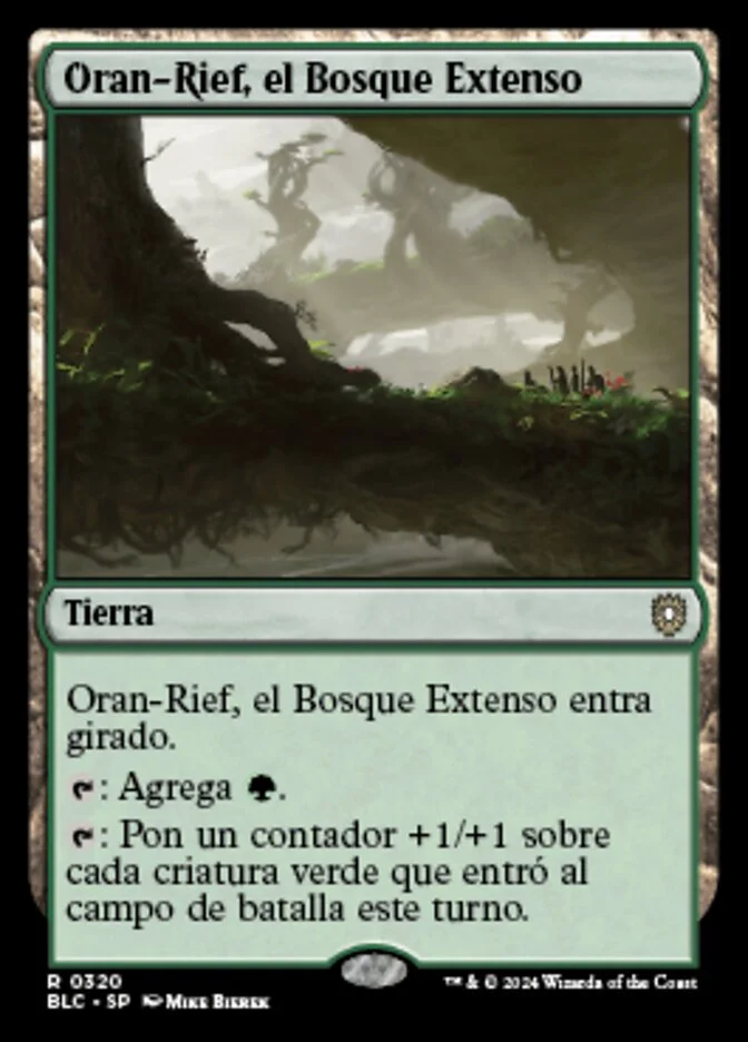 Oran-Rief, el Bosque Extenso (Bloomburrow Commander) - Magic: The Gathering in TCG Land México