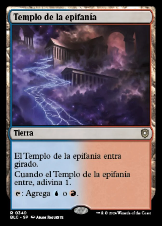 Templo de la epifanía (Bloomburrow Commander) - Magic: The Gathering in TCG Land México