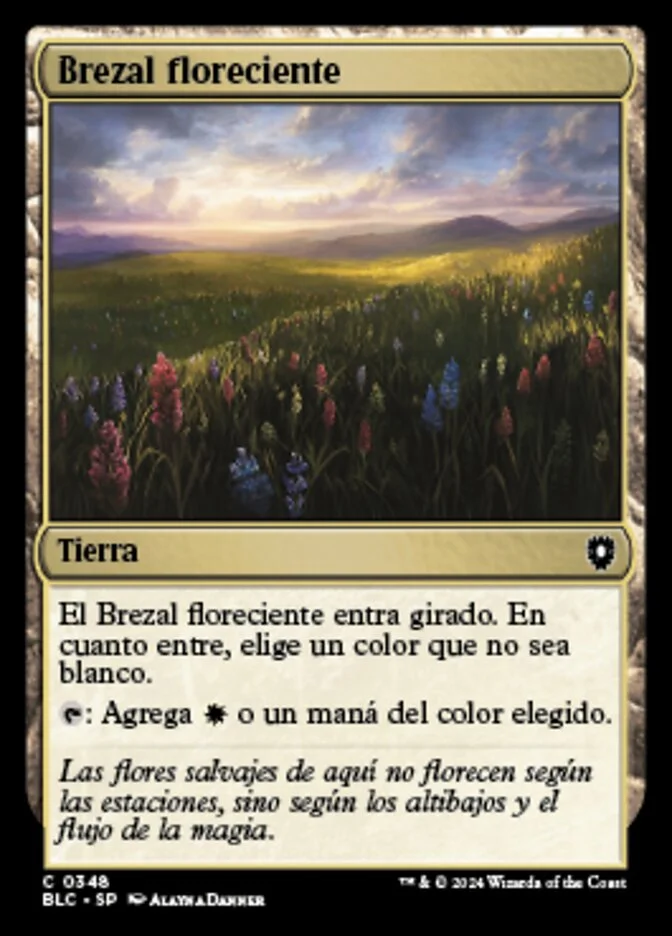 Brezal floreciente (Bloomburrow Commander) - Magic: The Gathering in TCG Land México
