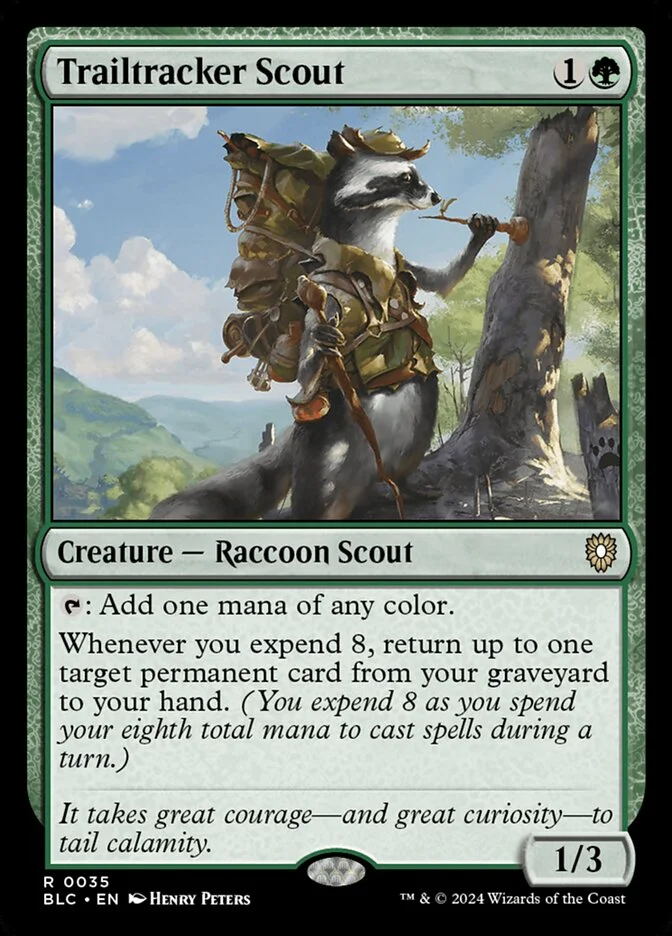 Trailtracker Scout (Bloomburrow Commander) - Magic: The Gathering in TCG Land