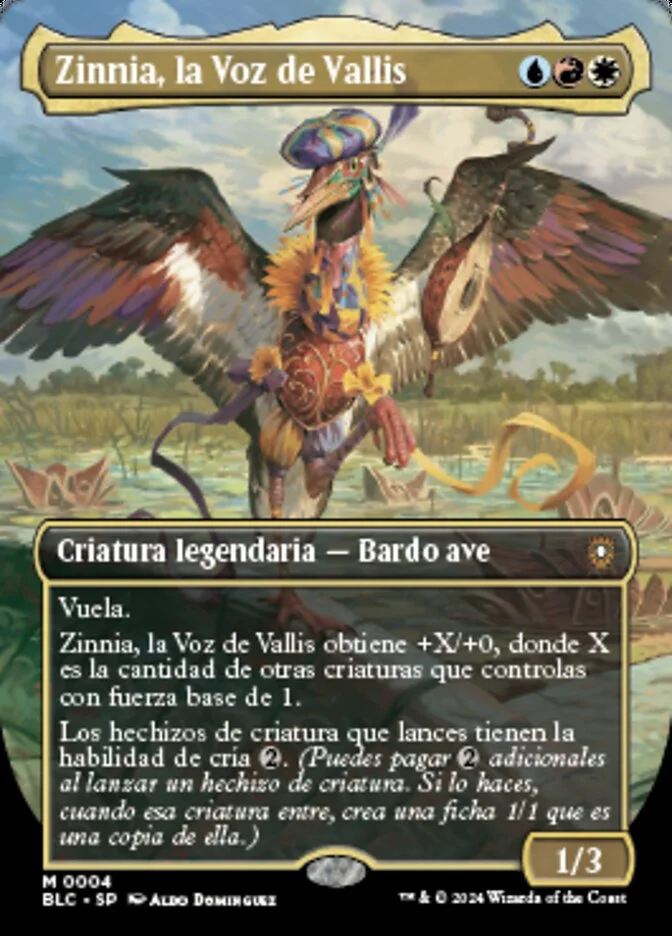 Zinnia, la Voz de Vallis (Bloomburrow Commander) - Magic: The Gathering in TCG Land México