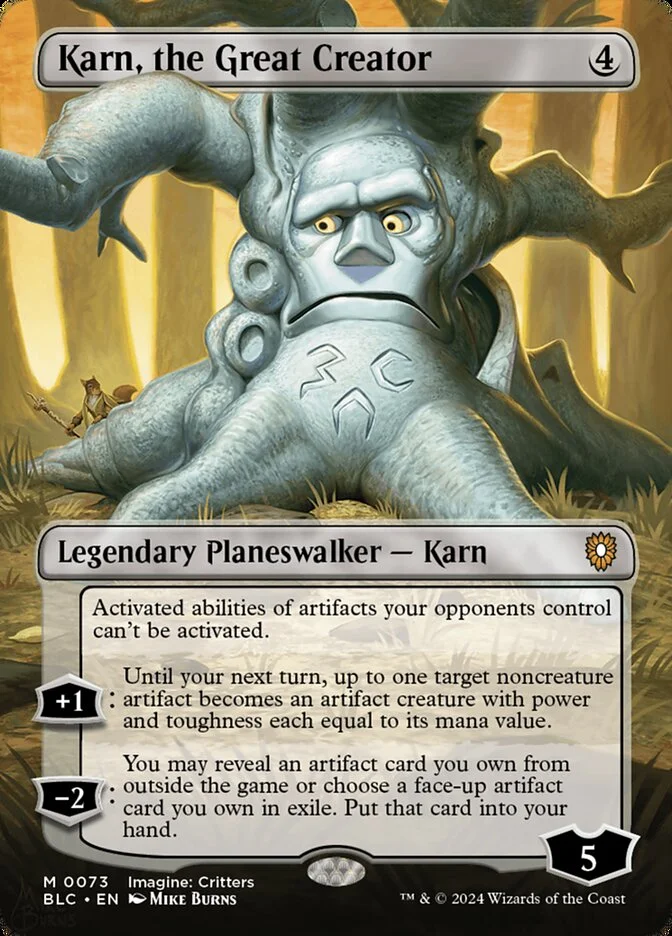 Karn, the Great Creator (Bloomburrow Commander) - Magic: The Gathering in TCG Land