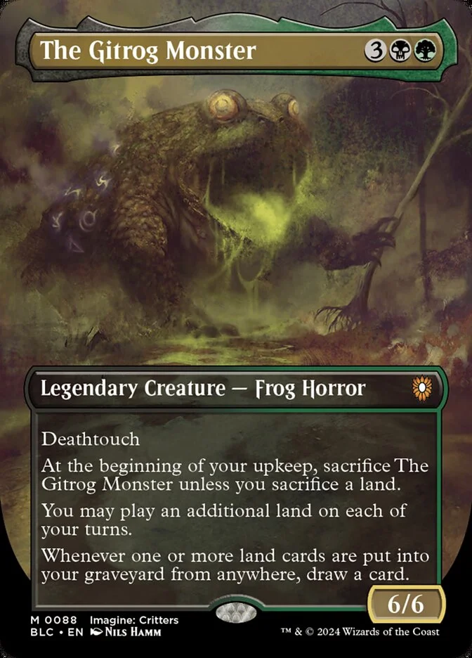 The Gitrog Monster (Bloomburrow Commander) - Magic: The Gathering in TCG Land