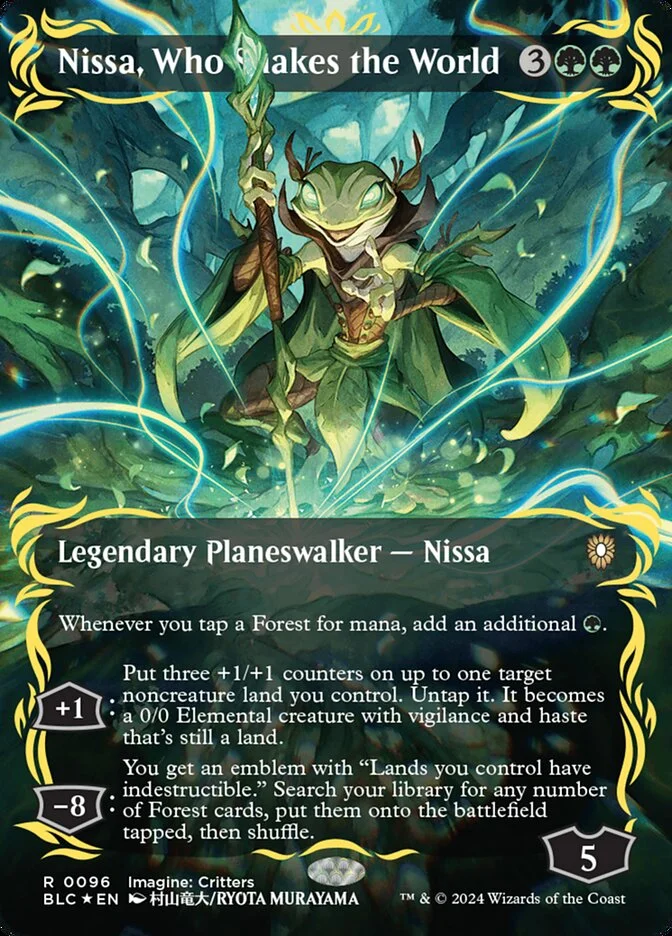 Nissa, Who Shakes the World (Bloomburrow Commander) - Magic: The Gathering in TCG Land