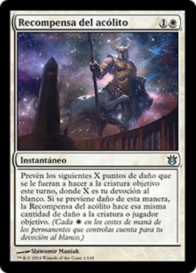 Recompensa del acólito (Born of the Gods) - Magic: The Gathering in TCG Land México