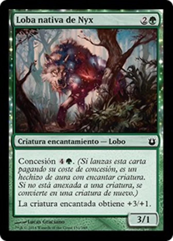 Loba nativa de Nyx (Born of the Gods) - Magic: The Gathering in TCG Land México