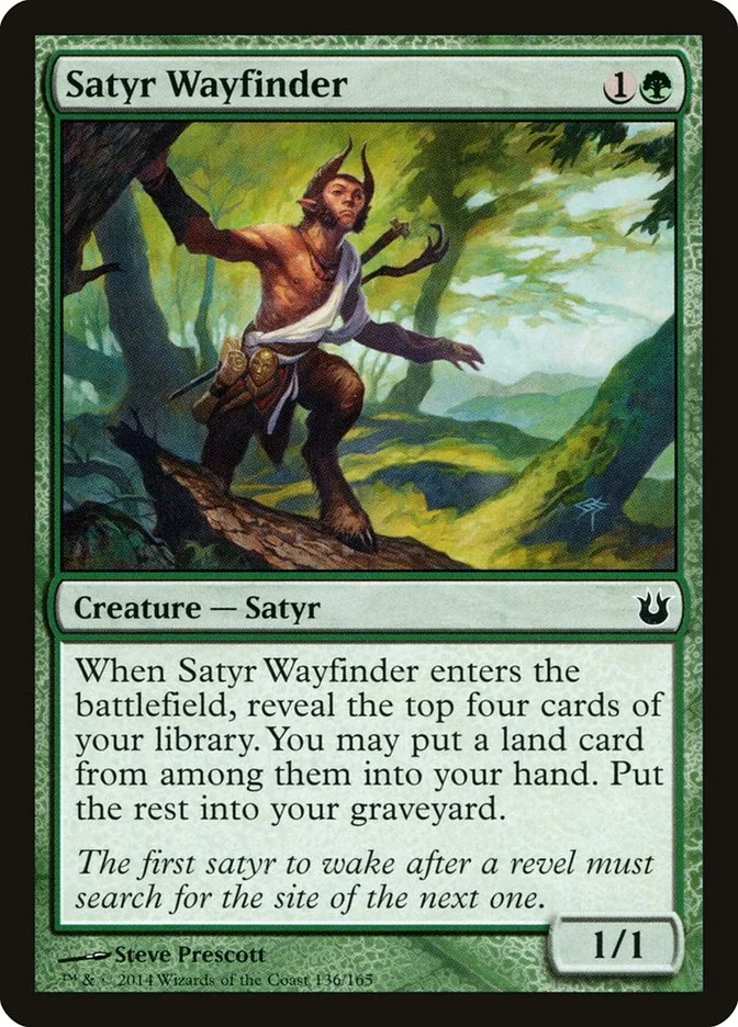 Satyr Wayfinder (Born of the Gods) - Magic: The Gathering in TCG Land México