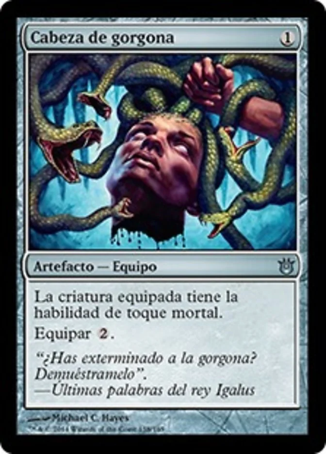 Cabeza de gorgona (Born of the Gods) - Magic: The Gathering in TCG Land México