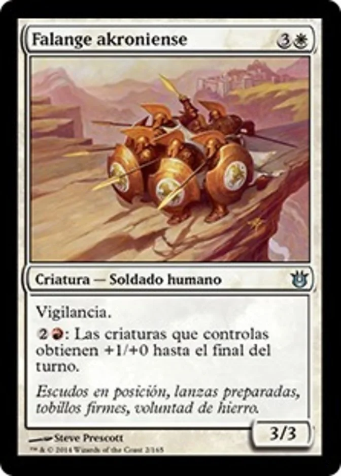 Falange akroniense (Born of the Gods) - Magic: The Gathering in TCG Land México
